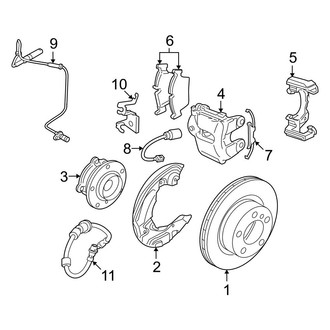 BMW OE - Front Suspension - Brake Components