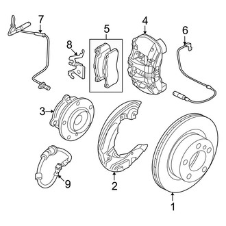 BMW OE - Front Suspension - Brake Components