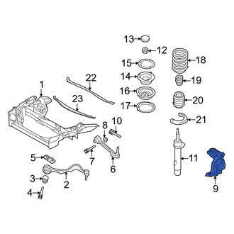 BMW OE - Front Left Steering Knuckle