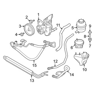 BMW OE - Steering Gear & Linkage - Pump & Hoses (With Active Steering)