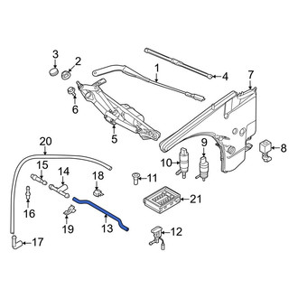 BMW OE - Rear Liftgate Washer Hose