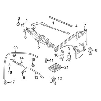 BMW OE - Windshield - Wiper & Washer Components