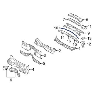 BMW OE - Cabin Air Filter Case Seal