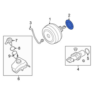BMW OE - Rear Power Brake Booster Gasket