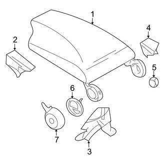 BMW OE - Console - Armrest (W/O Storage Compartment)