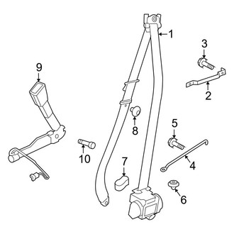 BMW OE - Restraint Systems - Front Seat Belts (Coupe)