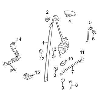 BMW OE - Restraint Systems - Front Seat Belts (Convertible)