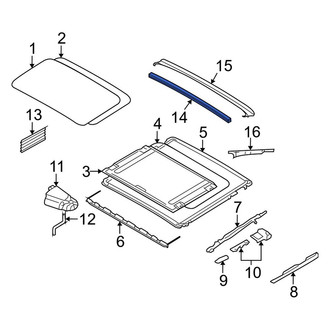 BMW OE - Sunroof Frame Gasket