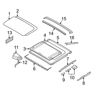 BMW OE - Roof - Sunroof (Coupe)