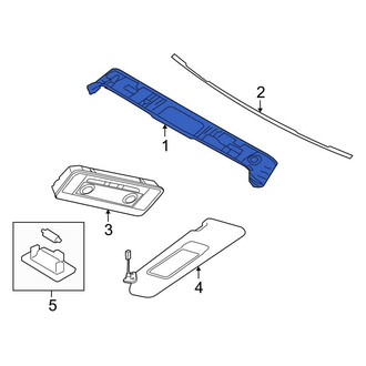 BMW OE - Front Right Roof Opening Trim
