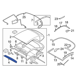 BMW OE - Roof Opening Trim