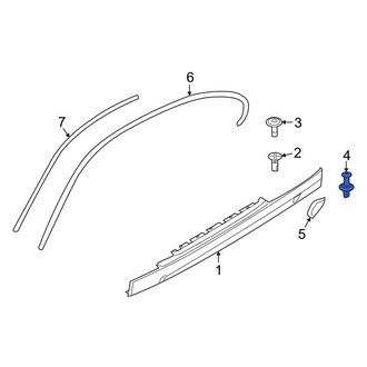 BMW OE - Rocker Panel Molding Clip