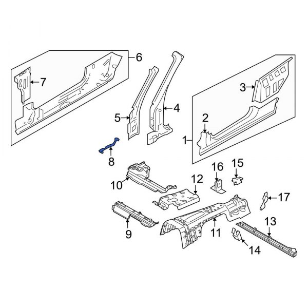 Body A-Pillar Bracket