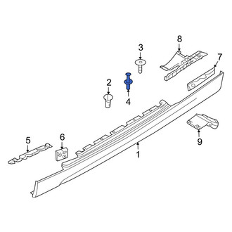 BMW OE - Rocker Panel Molding Clip