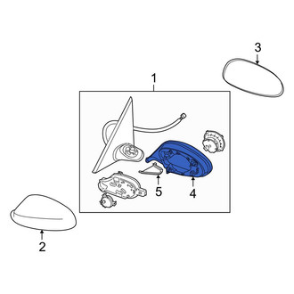 BMW OE - Front Left Door Mirror Housing