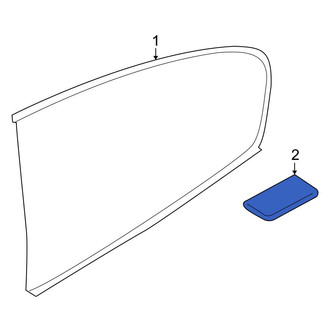BMW OE - Quarter Panel Glass Clip