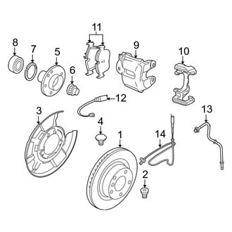 BMW OE - Rear Suspension - Brake Components