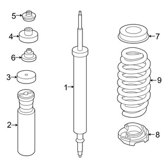 BMW OE - Rear Suspension - Shocks & Components