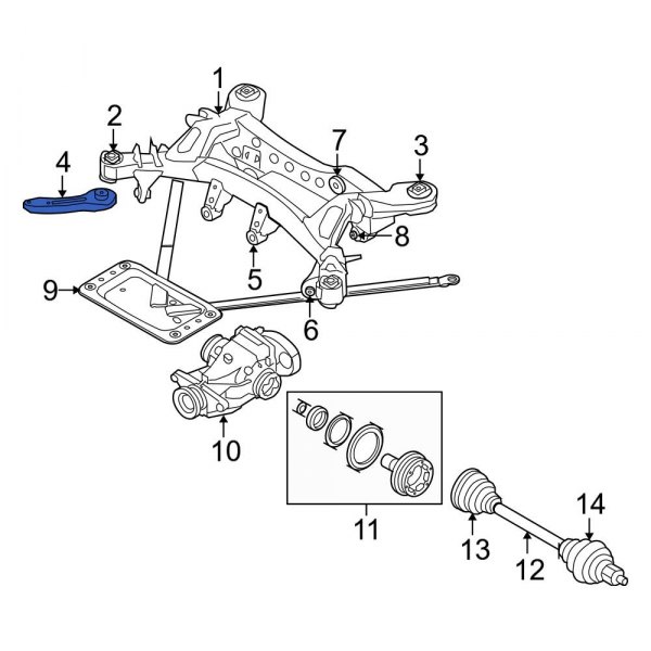 Suspension Subframe Crossmember Brace