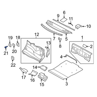 BMW OE - Rear Tie Down Hook Screw