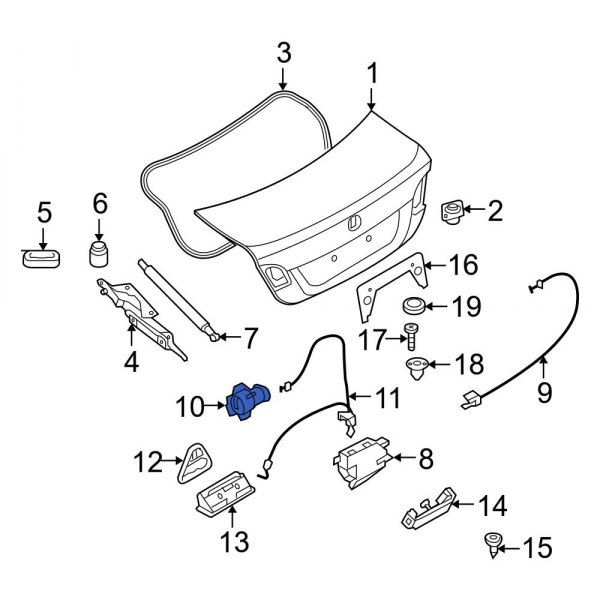 Deck Lid Lock