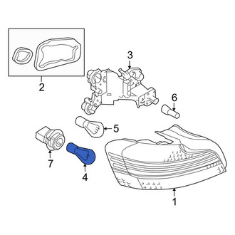 BMW OE - Rear Tail Light Bulb