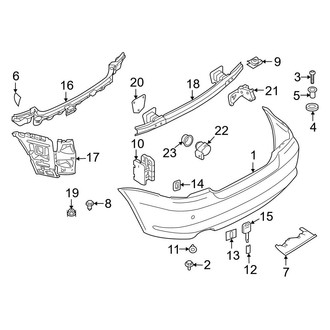 BMW OE - Rear Bumper - Bumper & Components