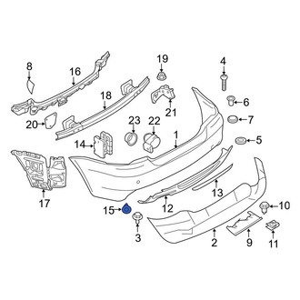 BMW OE - Rear Parking Aid Sensor Housing
