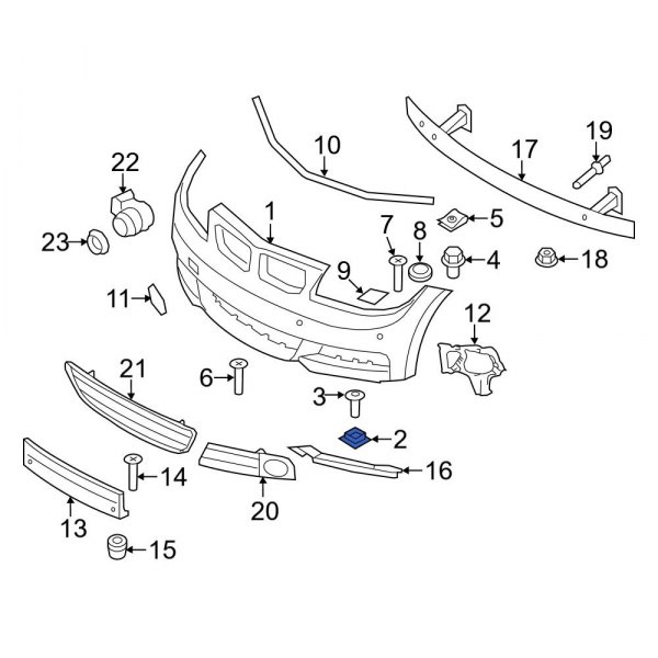 Bumper Cover Spacer