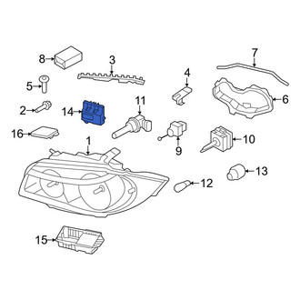 BMW OE - Front Headlight Motor