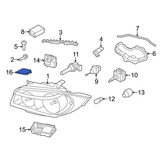 BMW OE - Front Left Fender Liner Access Cover