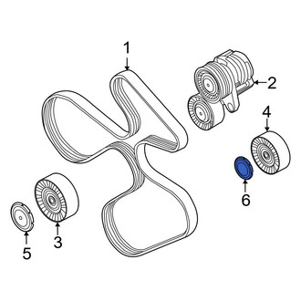 BMW OE - Accessory Drive Belt Idler Pulley Cap