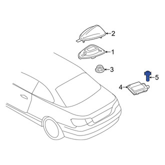 BMW OE - GPS Navigation System Antenna Screw