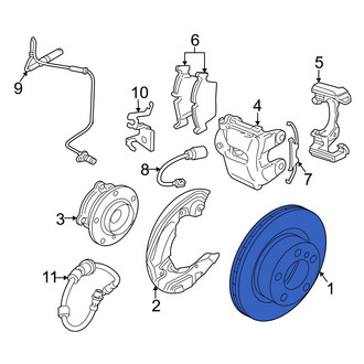 BMW OE - Front Disc Brake Rotor