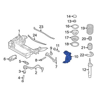 BMW OE - Front Right Steering Knuckle