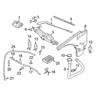 BMW OE - Windshield - Wiper & Washer Components