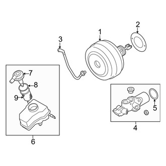 BMW OE - Cowl - Components on Dash Panel