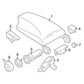 BMW OE - Console - Armrest (W/O Storage Compartment)