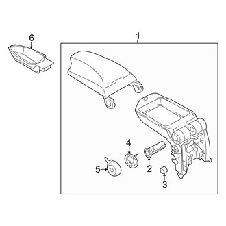 BMW OE - Console - Armrest (With Storage Compartment)
