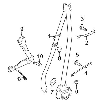 BMW OE - Restraint Systems - Front Seat Belts (Coupe)