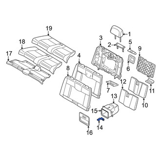BMW OE - Seat Ski Bag Bracket