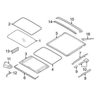 BMW OE - Roof - Sunroof (Coupe)