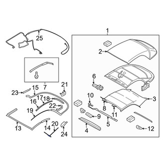 BMW OE - Convertible Top Cable