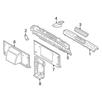 BMW OE - Convertible Top - Interior Trim (Roll Bar), (Convertible)