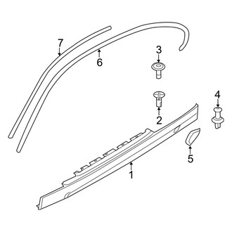 BMW OE - Pillars, Rocker & Floor - Exterior Trim (Coupe)