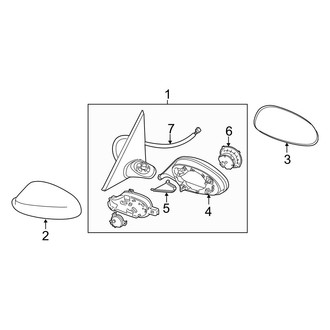 BMW OE - Door - Outside Mirrors