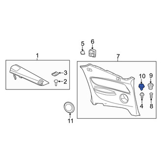 BMW OE - Quarter Panel Trim Panel Clip