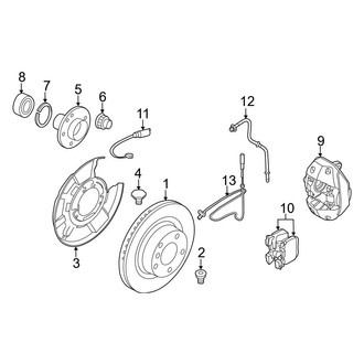 BMW OE - Rear Suspension - Brake Components (Base)