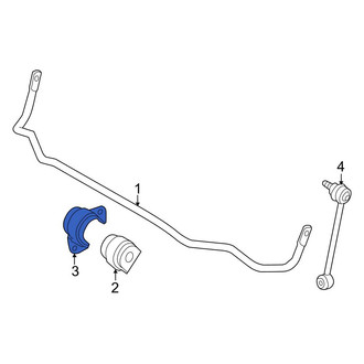 BMW OE - Rear Suspension Stabilizer Bar Bracket