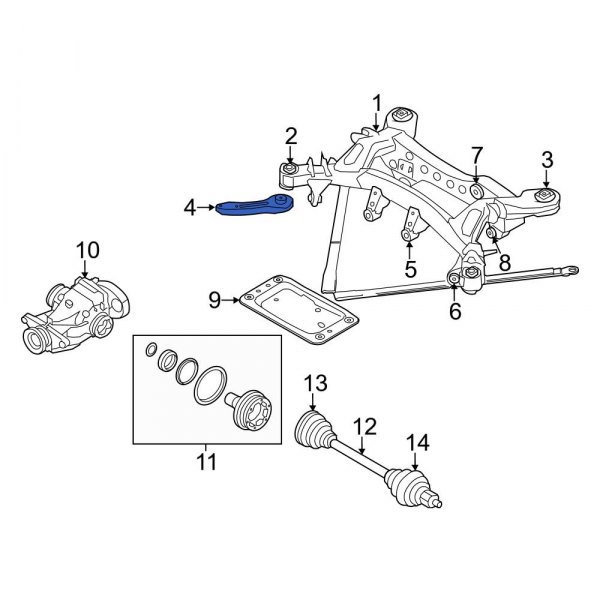 Suspension Subframe Reinforcement Bracket